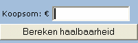 Hypotheekadvies hypotheek haalbaarheid